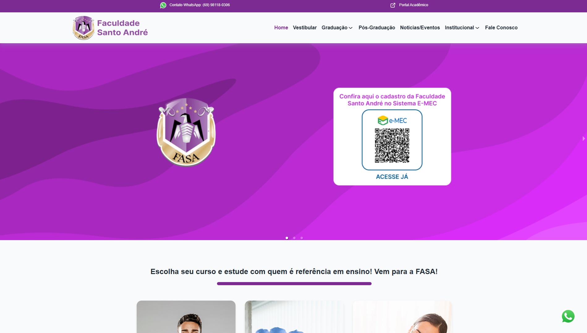 WebSite institucional completo